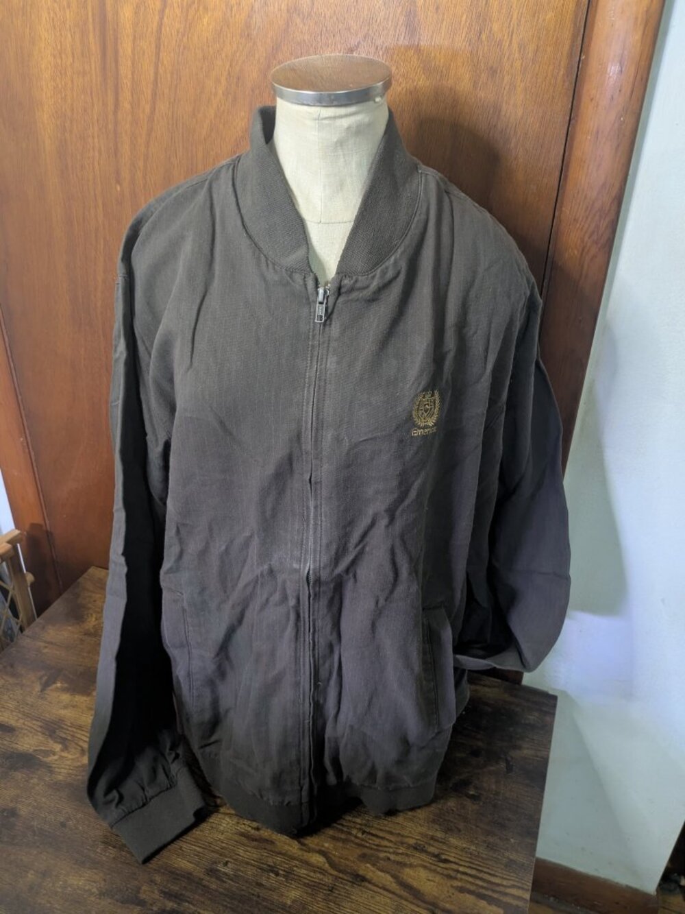 Emerica This Is Skateboarding Brown Bomber Jacket Men’s XL Y2K Skate - Picture 2 of 9